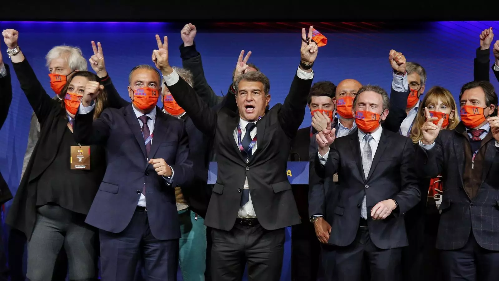 Celebració de Joan Laporta