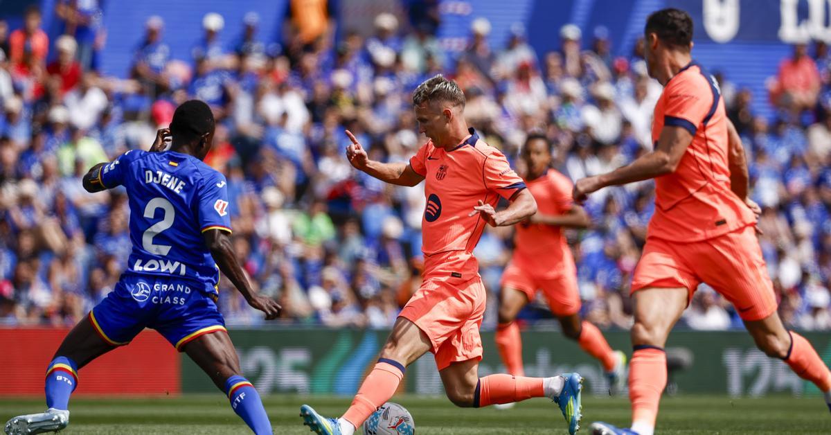 Barcelona faces Getafe aiming for eighth straight win without Raphinha