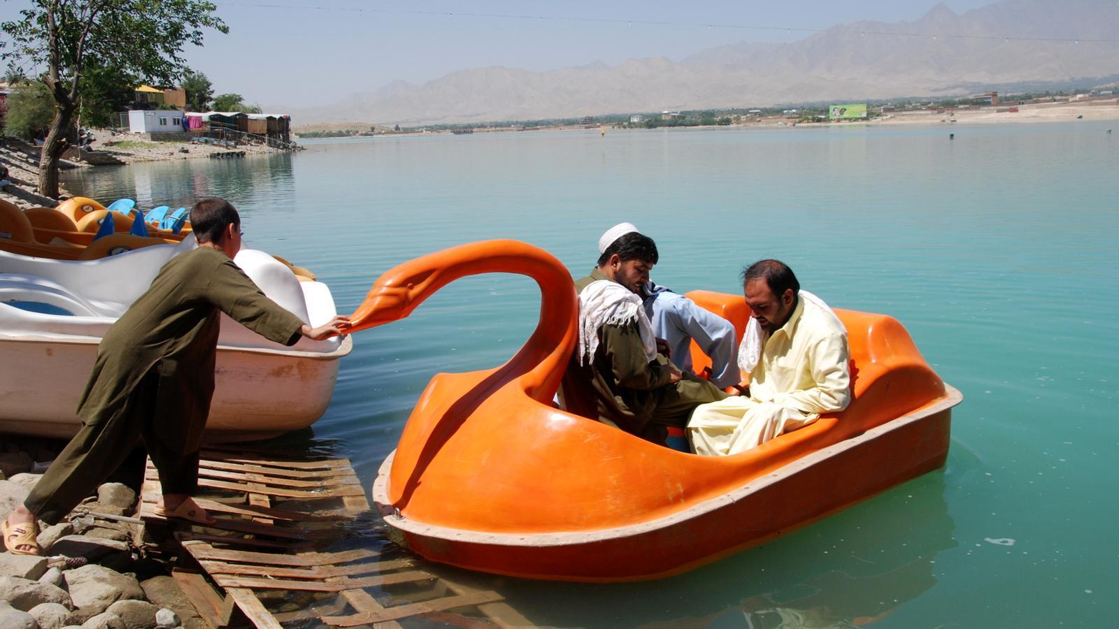 The Qargha lake, a few kilometers from Kabul.