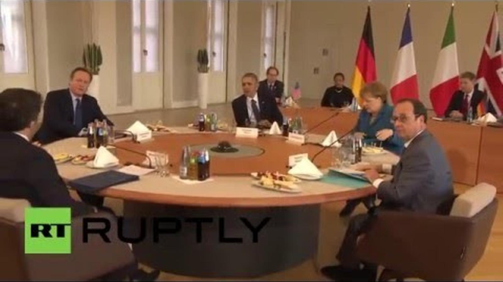 Vídeo d'Obama amb Renzi, Merkel, Hollande i Cameron.