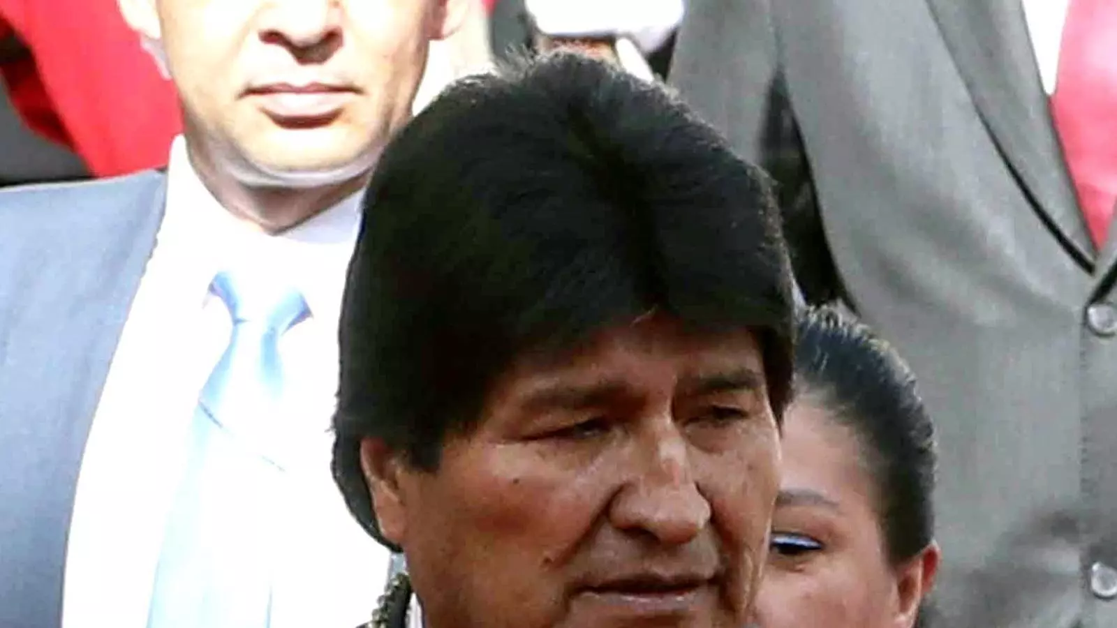 Evo Morales lluint la medalla d'or i diamants, en una imatge d'arxiu