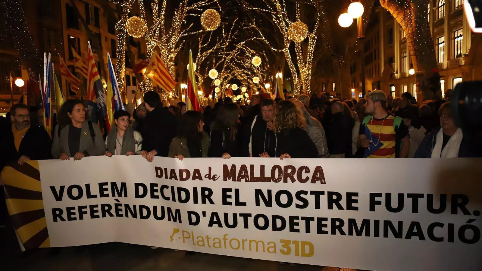 Una cadena humana substituirà la manifestació de la Diada de Mallorca