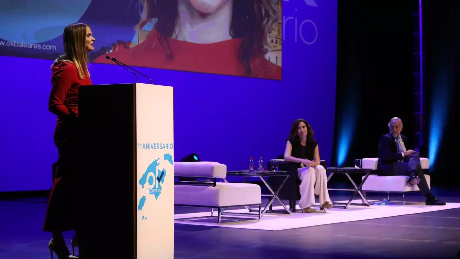 Prohens i Ayuso en l'acte d'aquest divendres