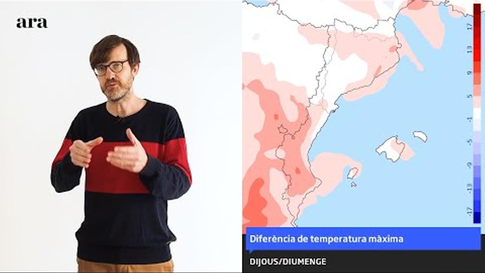 La méteo: tramuntana y subidas y bajadas de temperatura
