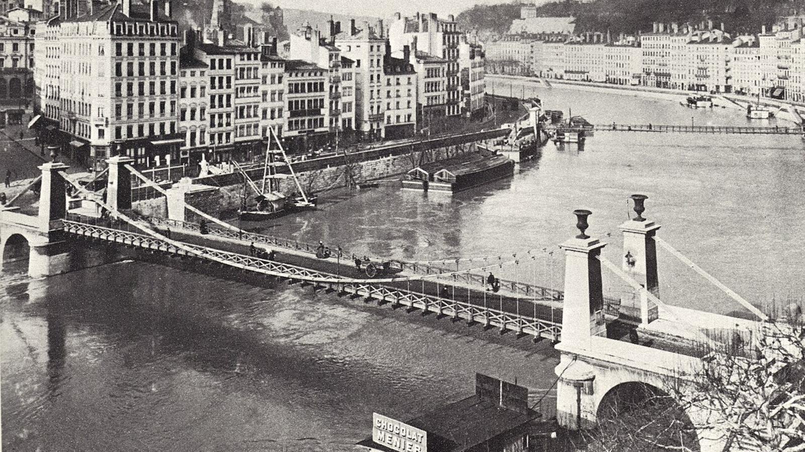 A picture of Lyon around 1900, during the years described by Puig and Ferreter in 'Camins de França'
