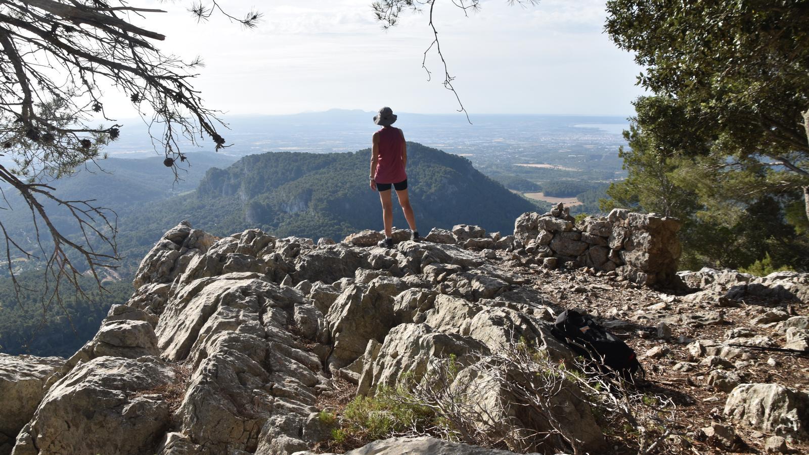 One of the two 'secret' viewpoints of Son Ferrà, from where you get a very good view of Son Poquet and Casa Nova.