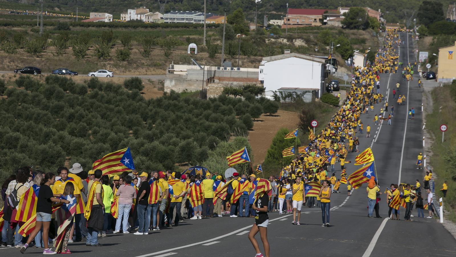 The Catalan Way in Avinyonet in 2013.