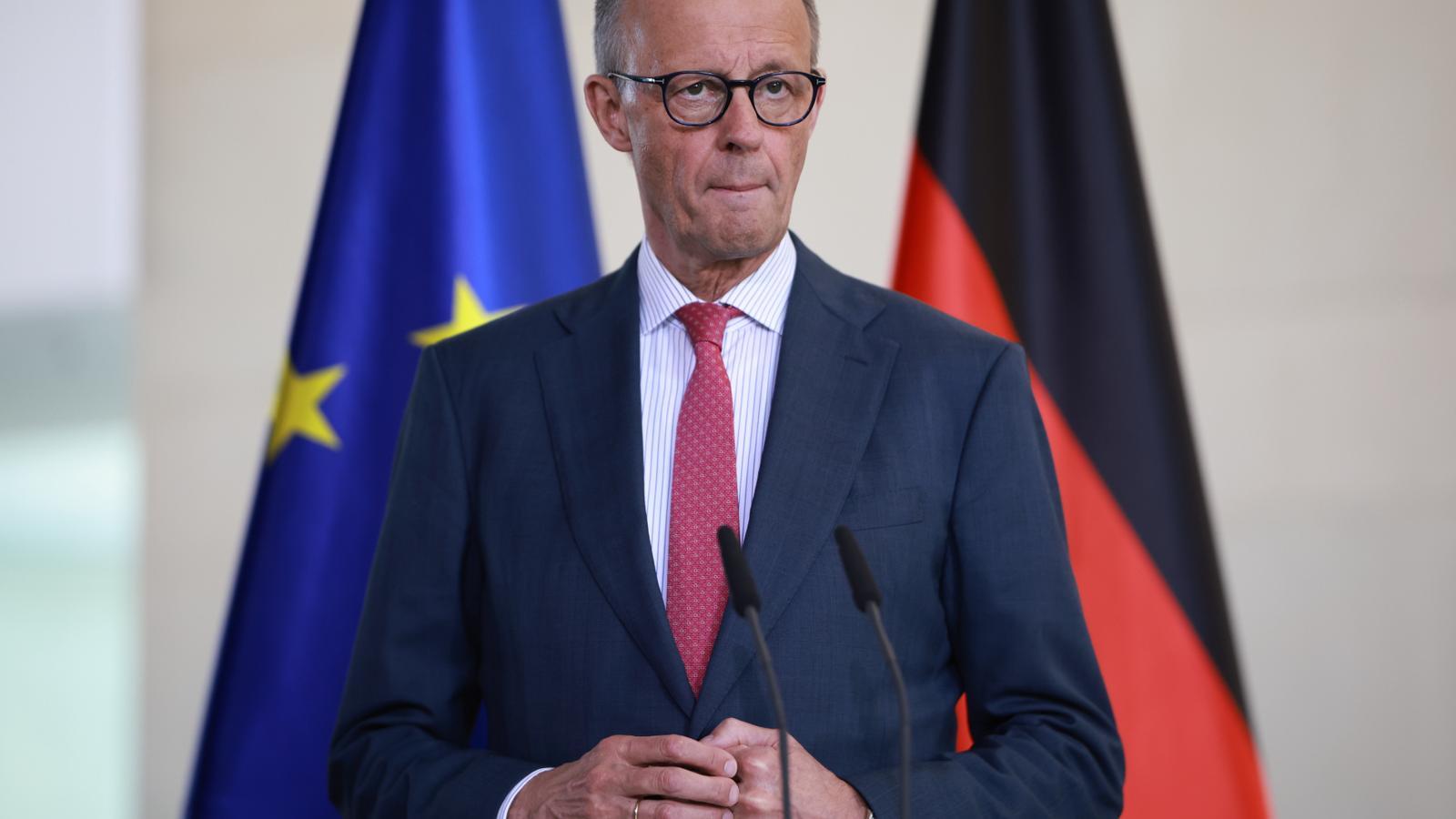 El canciller alemán, Friedrich Merz.
