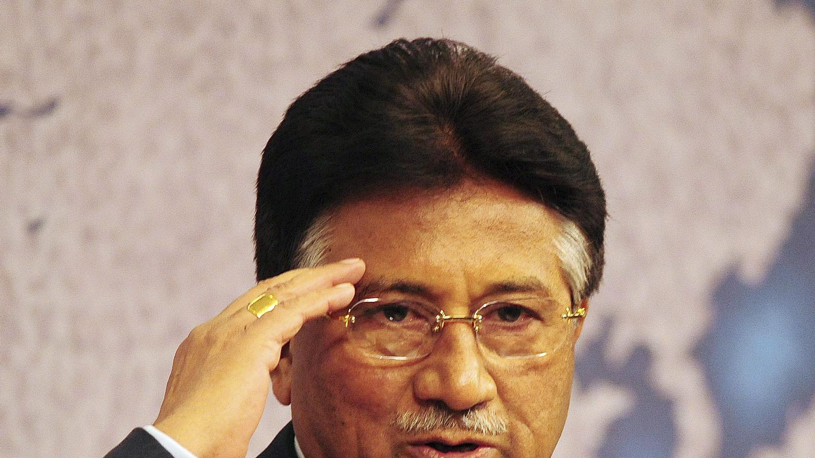 L'expresident pakistanès Pervez Musharraf durant una conferència a Londres al febrer.
