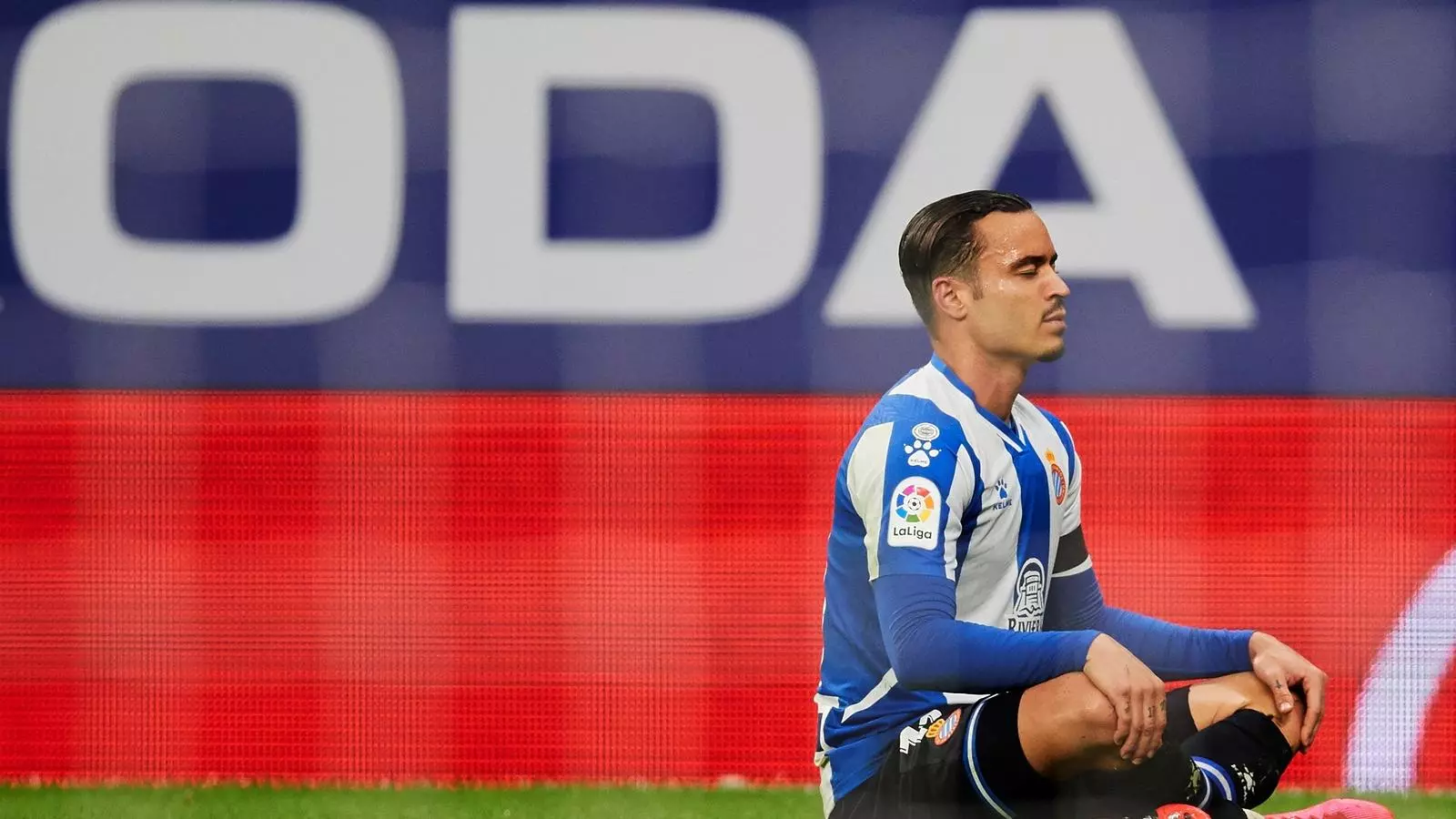 Raúl de Tomás, celebrando el gol marcado contra el Cádiz