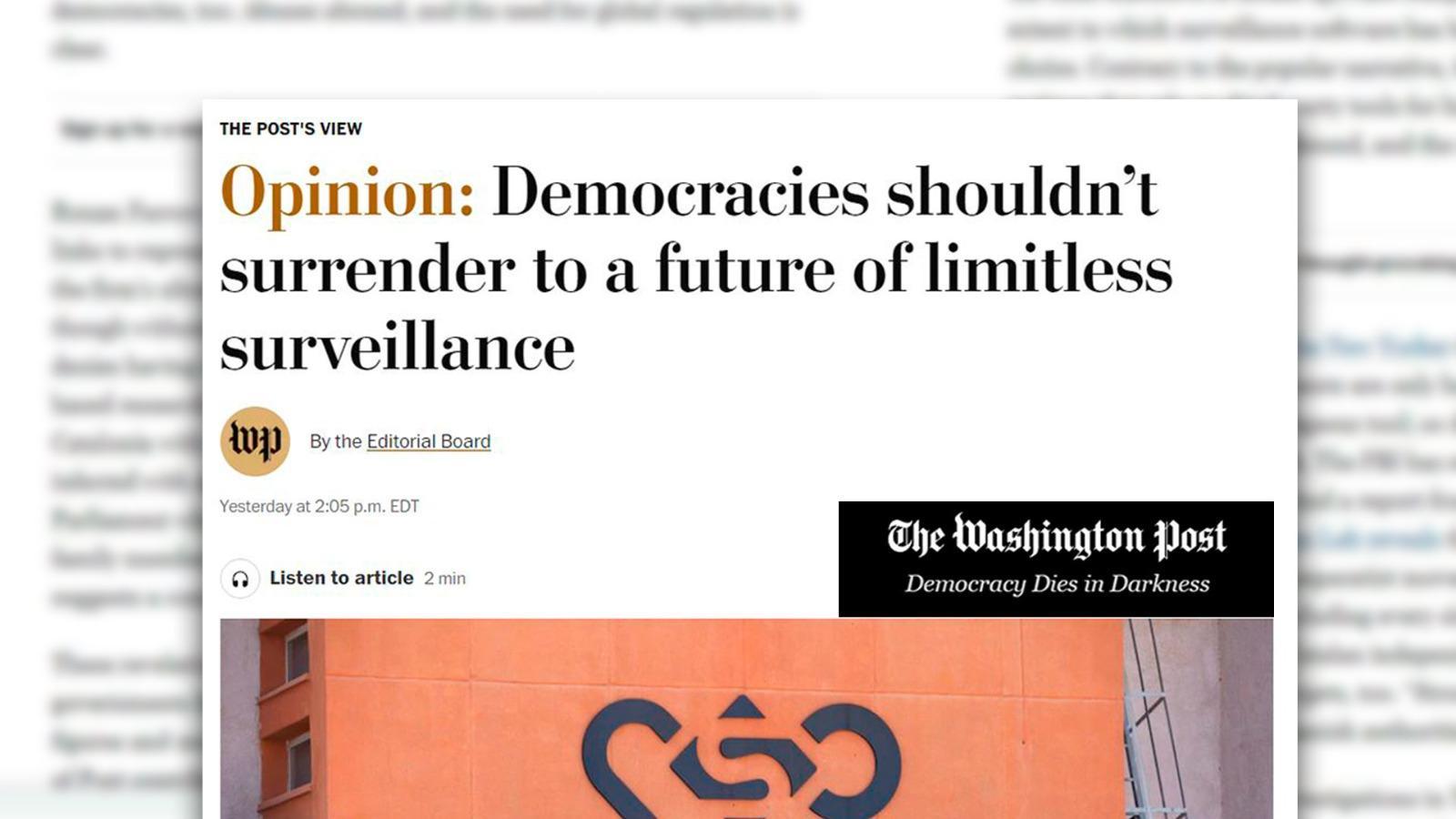 L'anàlisi d'Antoni Bassas: "Quan les democràcies vulneren drets com a Catalunya, mereixen una condemna ('Washington Post')"