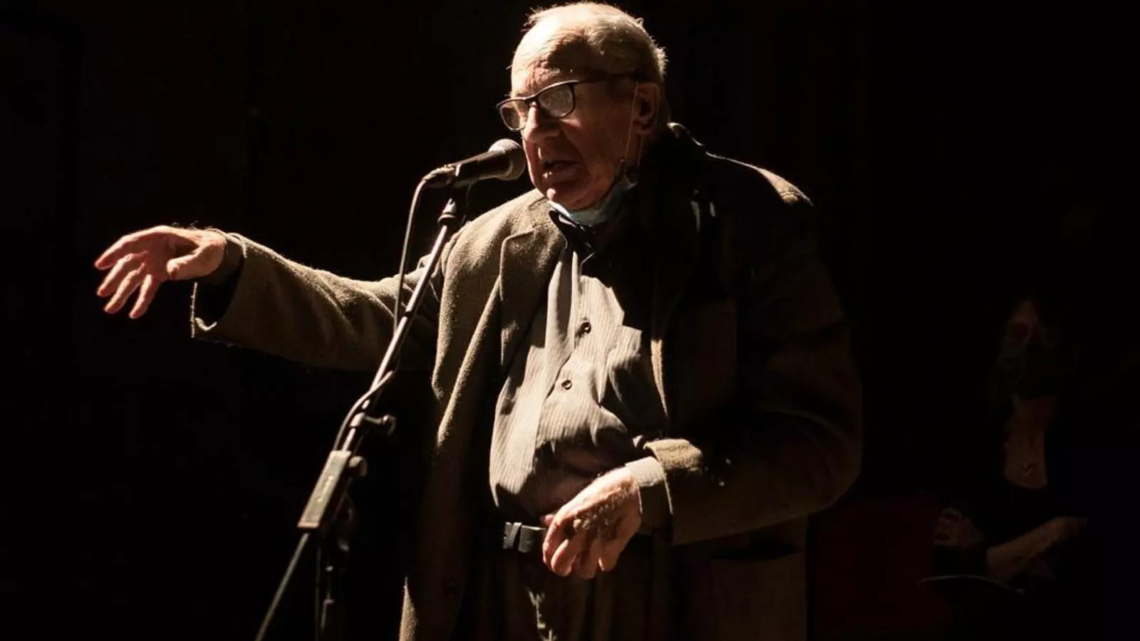 Feliu Formosa, al recital d'aquest dilluns al vespre a la Biblioteca de Catalunya