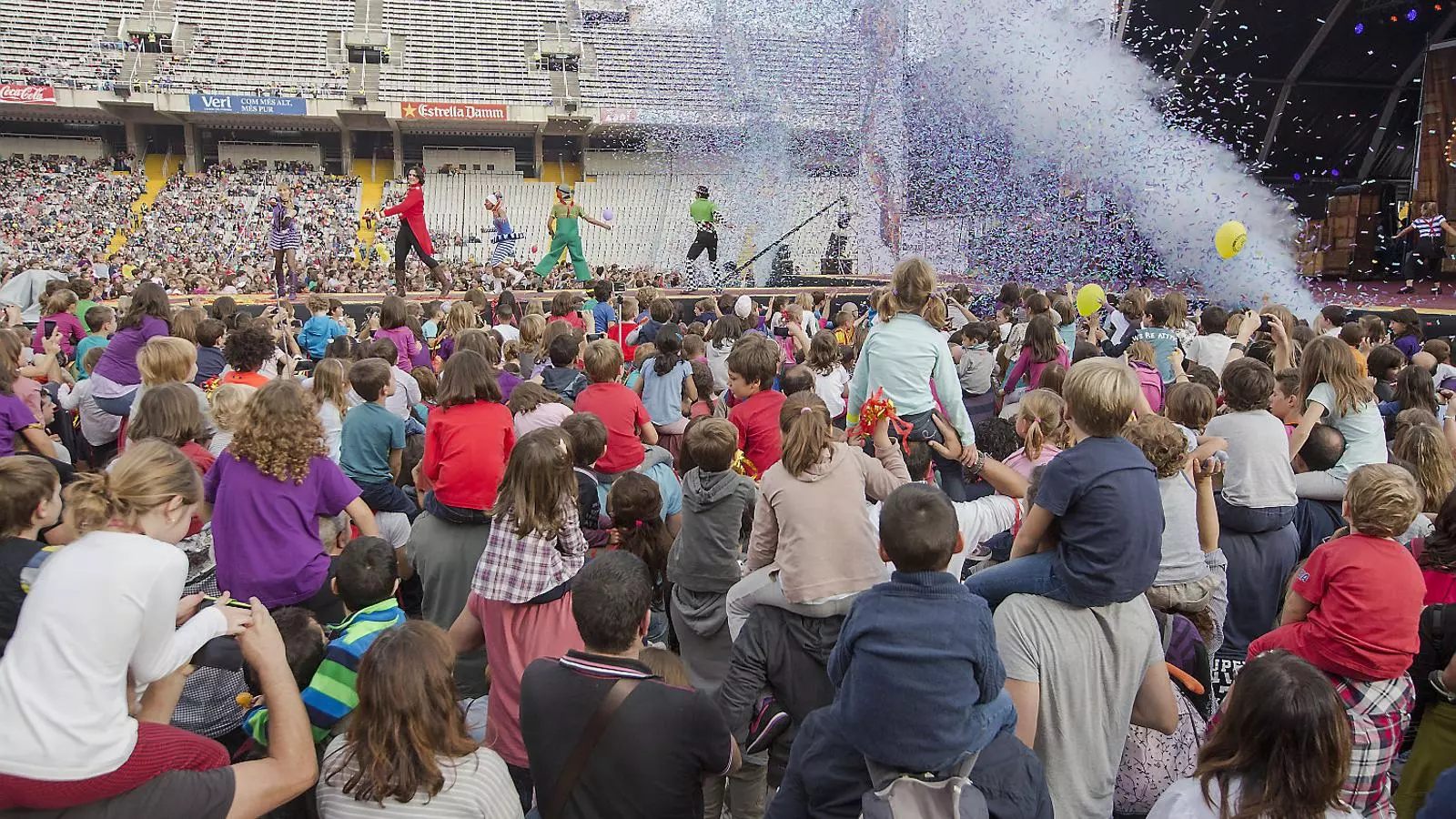 Durant tot el cap de setmana els nens que vagin a l’Anella Olímpica podran gaudir d’espectacles musicals.