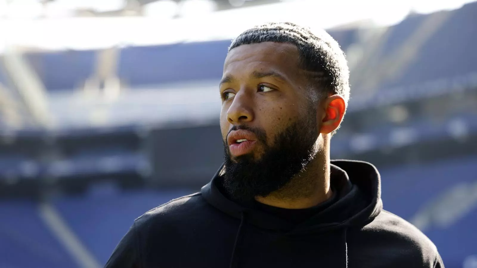 Vilhena ha trepitjat l'RCDE Stadium al final de la seva presentació com a nou jugador de l'Espanyol