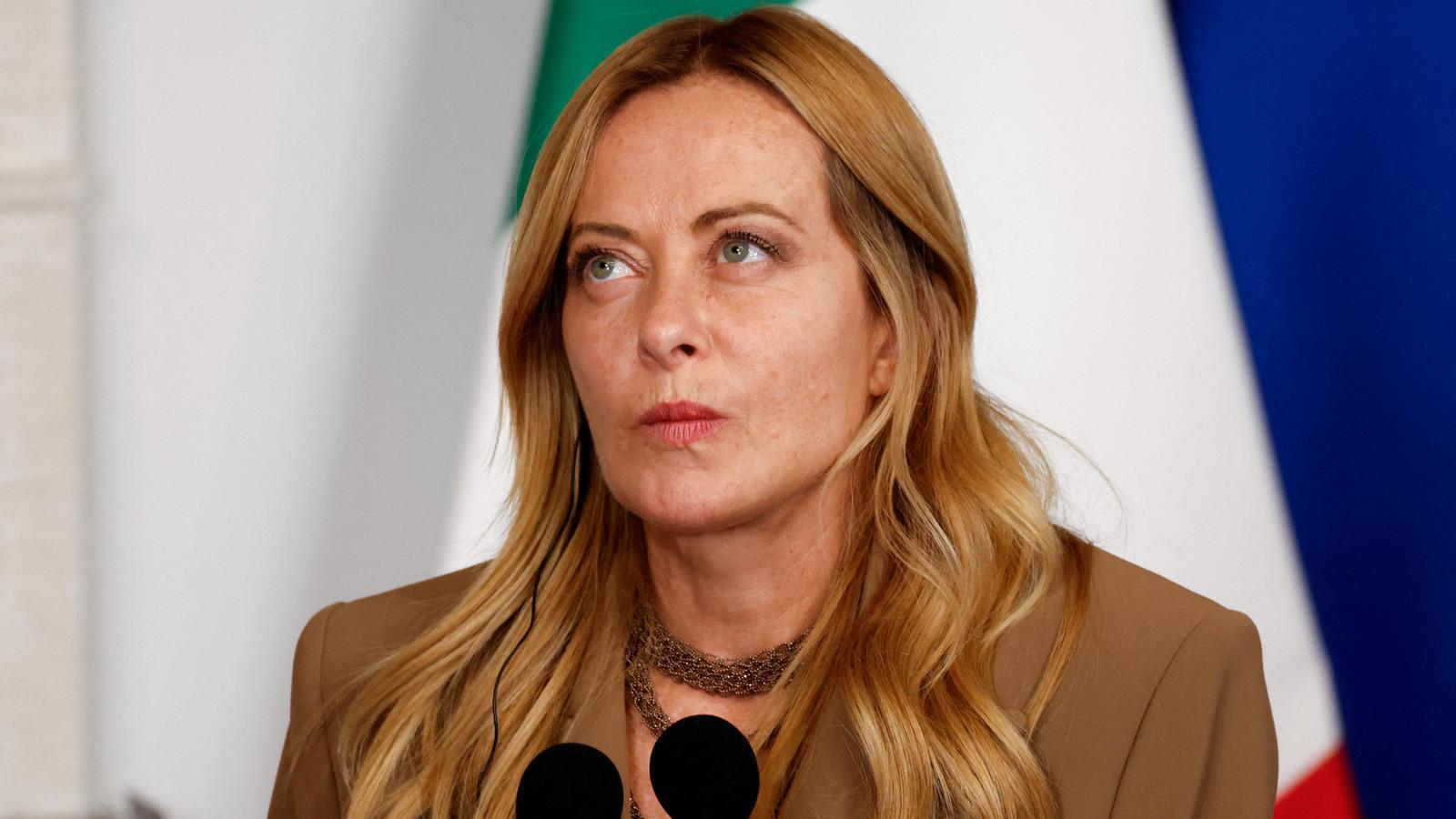 The Italian Prime Minister, Giorgia Meloni, in an archive photo.