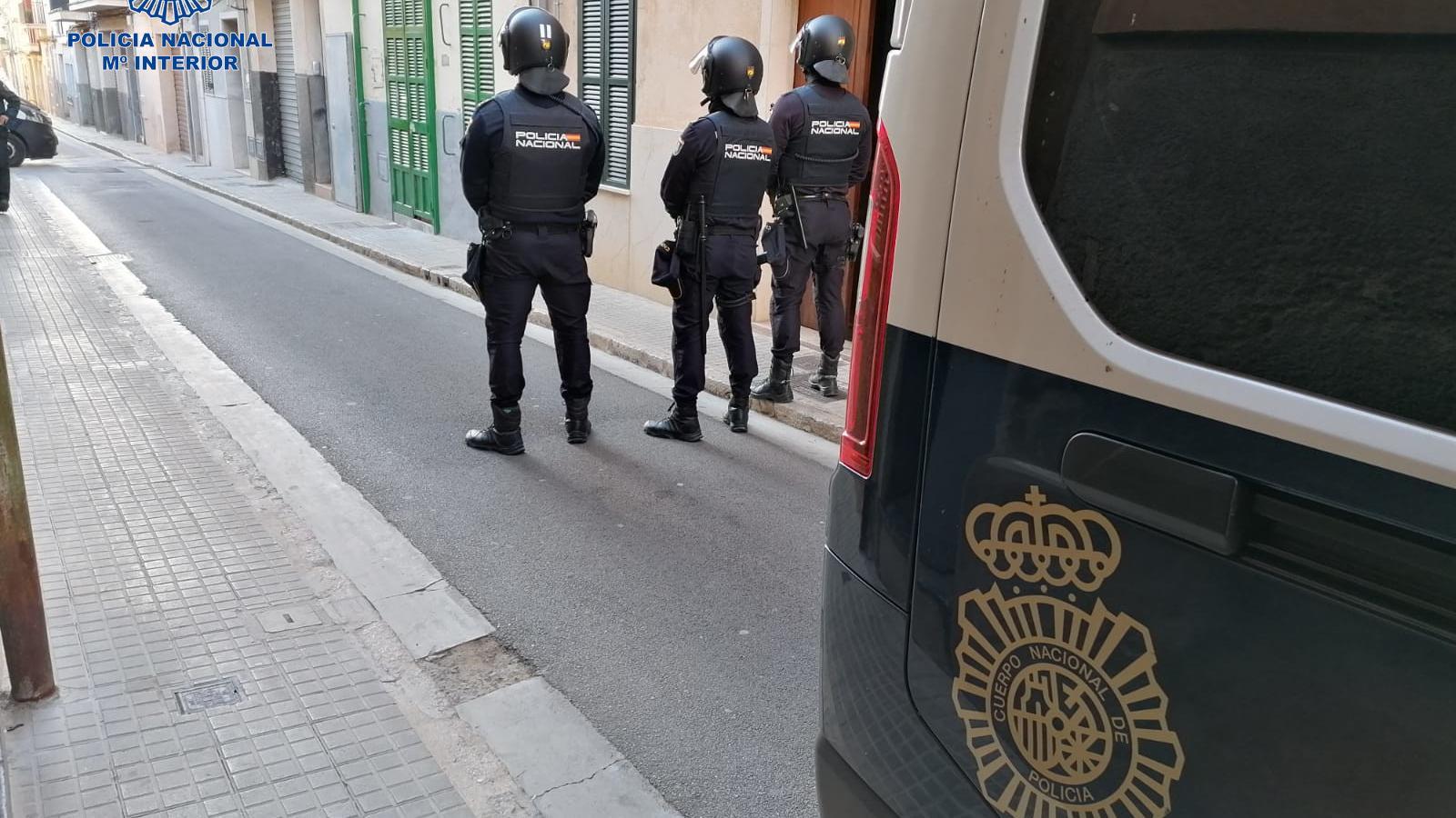 Imatge de la detenció, a Manacor.