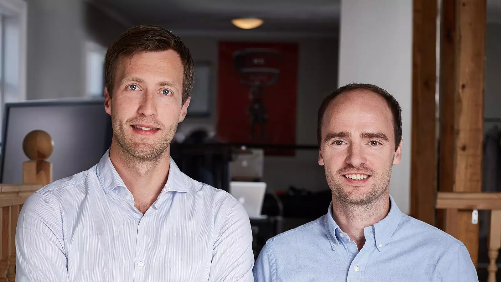 Els cofundadors de Sidekick, Sam Oddsson i Tryggvi Thorgeirsson