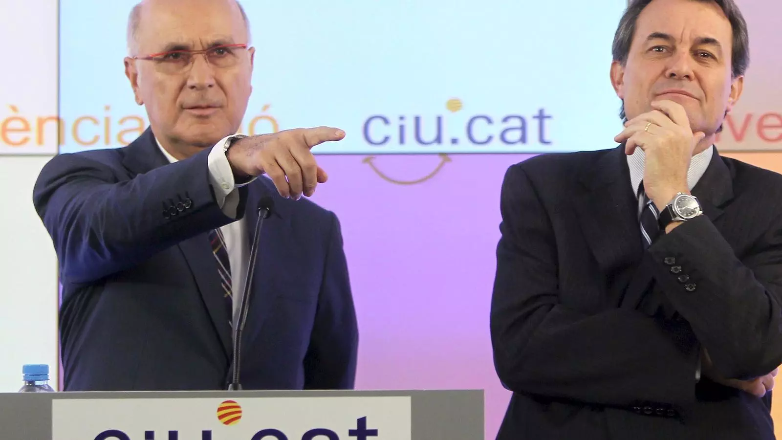 Mas i Duran, aquest divendres. Foto: EFE