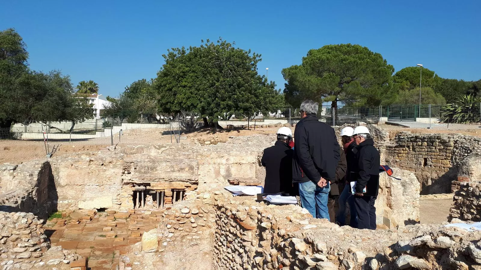 Comença la restauració dels banys meridionals de la vil·la romana dels Munts a Altafulla