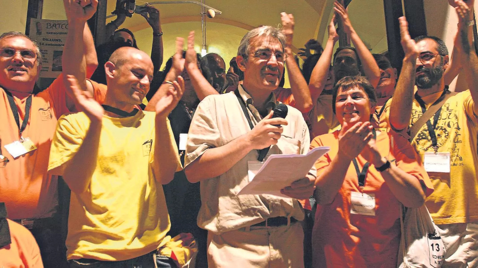 Un moment de la consulta independentista d'Arenys