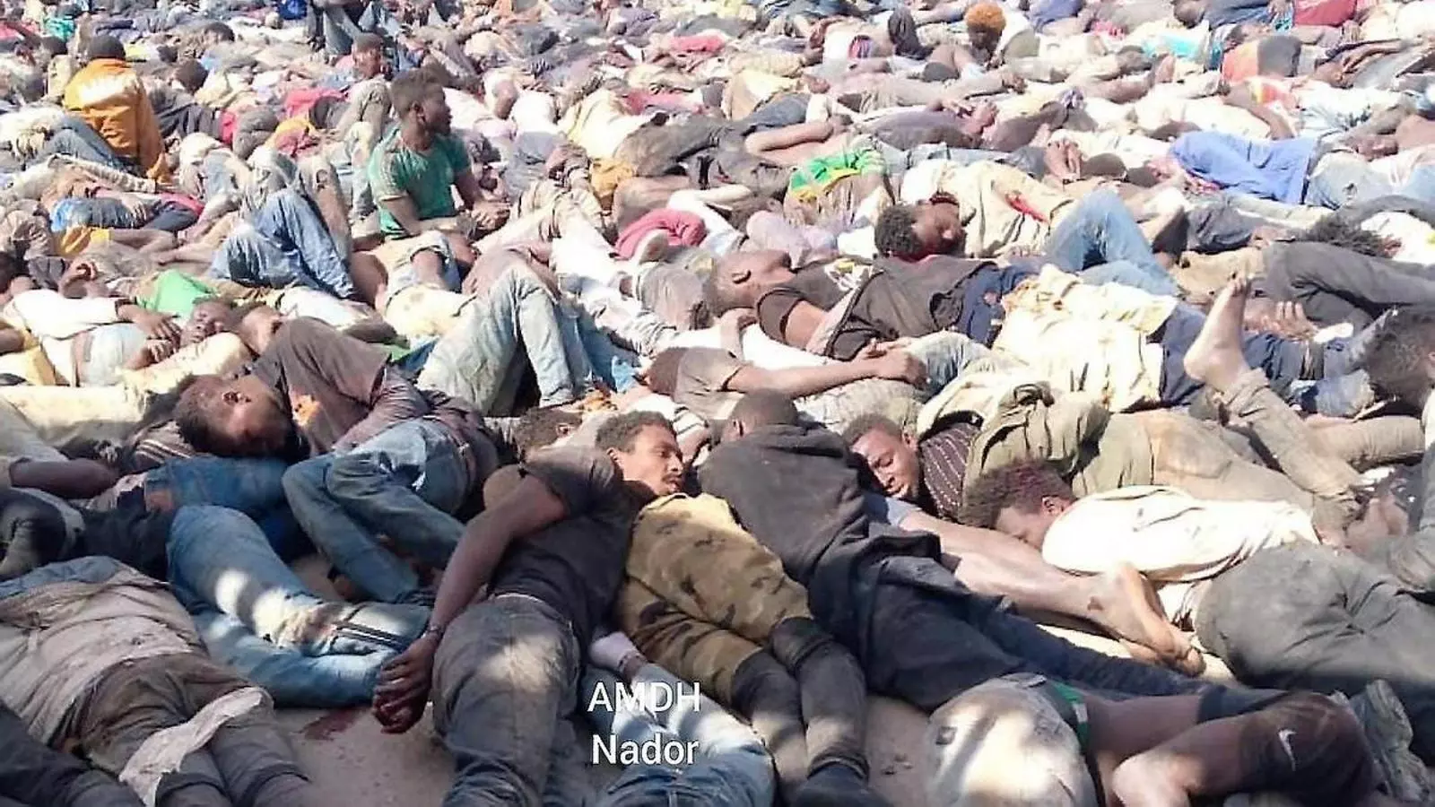 Victims of police violence at the Melilla fence, which on Friday left dozens dead.