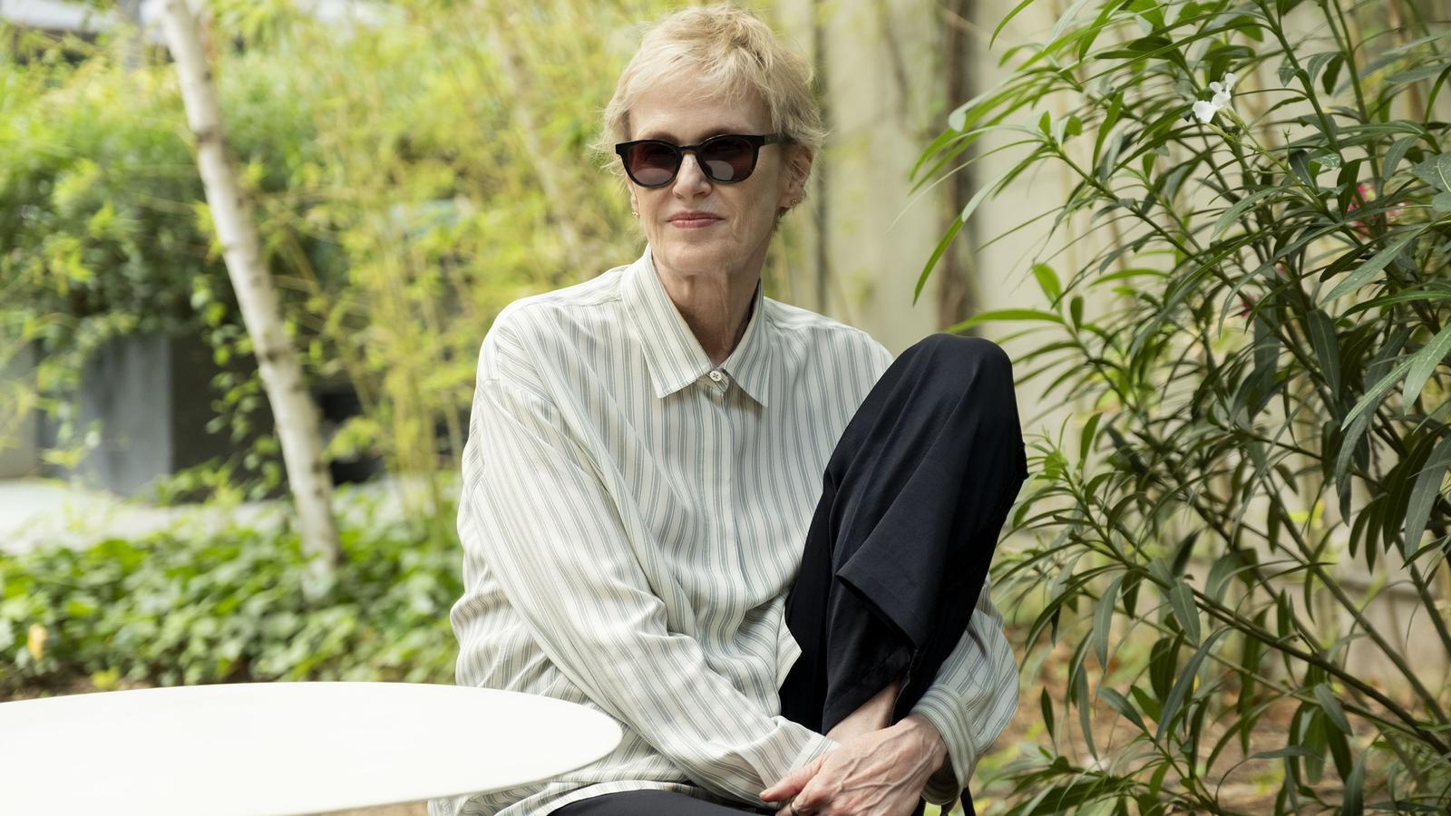Siri Hustvedt, this Monday in Barcelona