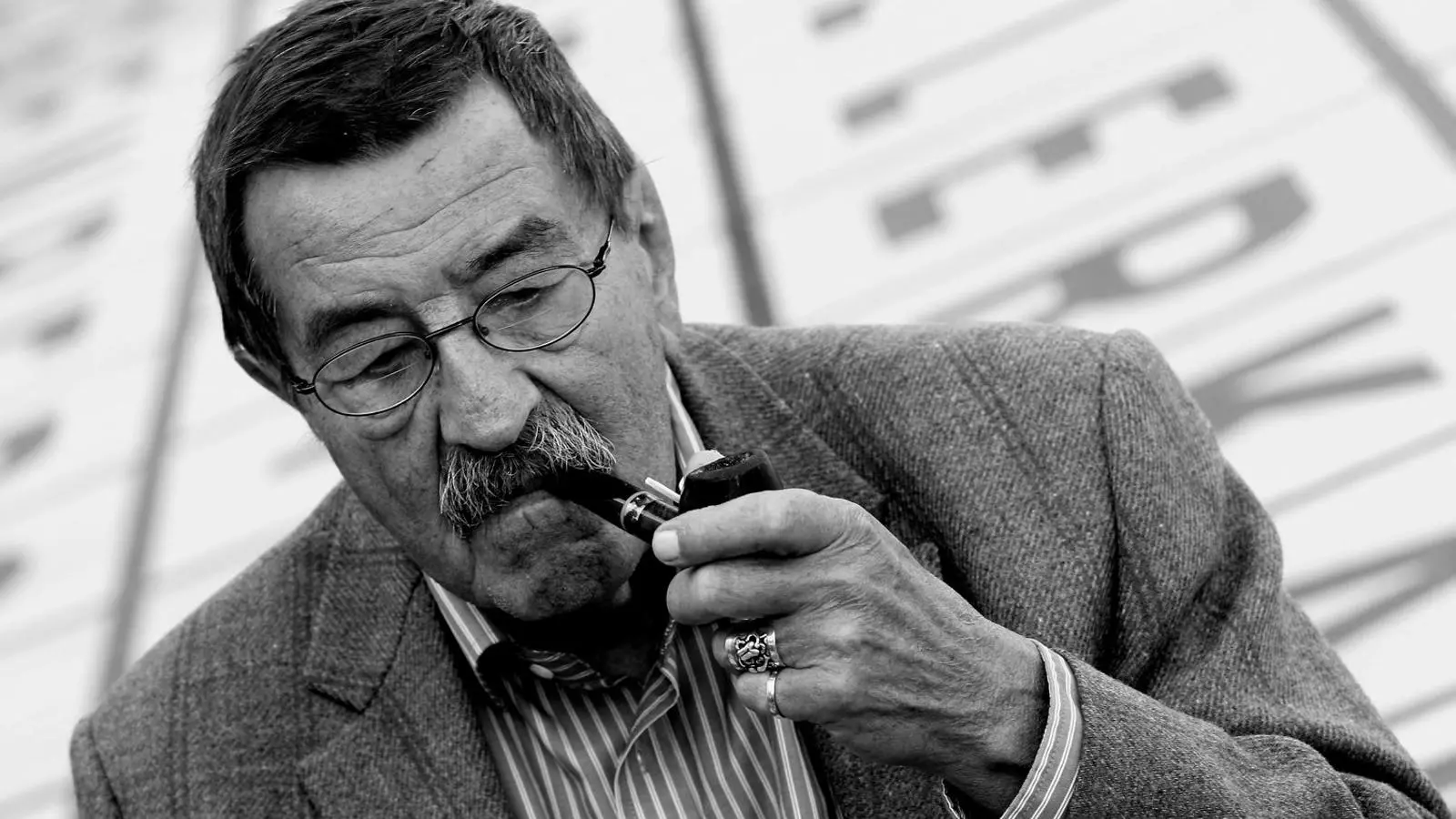 L’escriptor alemany Günter Grass. L’any 1999 va rebre el Nobel de literatura i el premi Príncep d’Astúries.