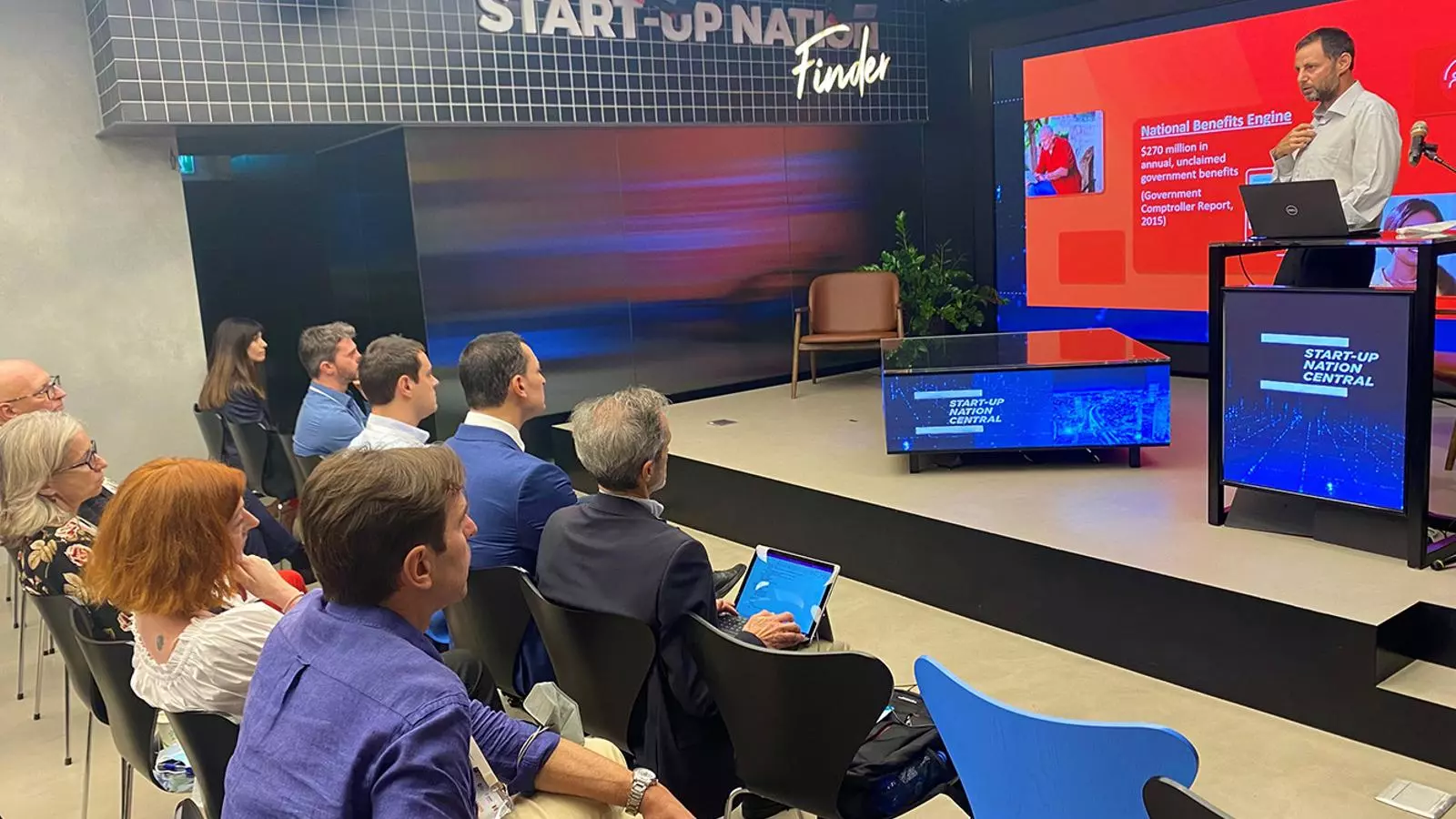 Un moment de la trobada de treball amb l’Israel Innovation Institute.
