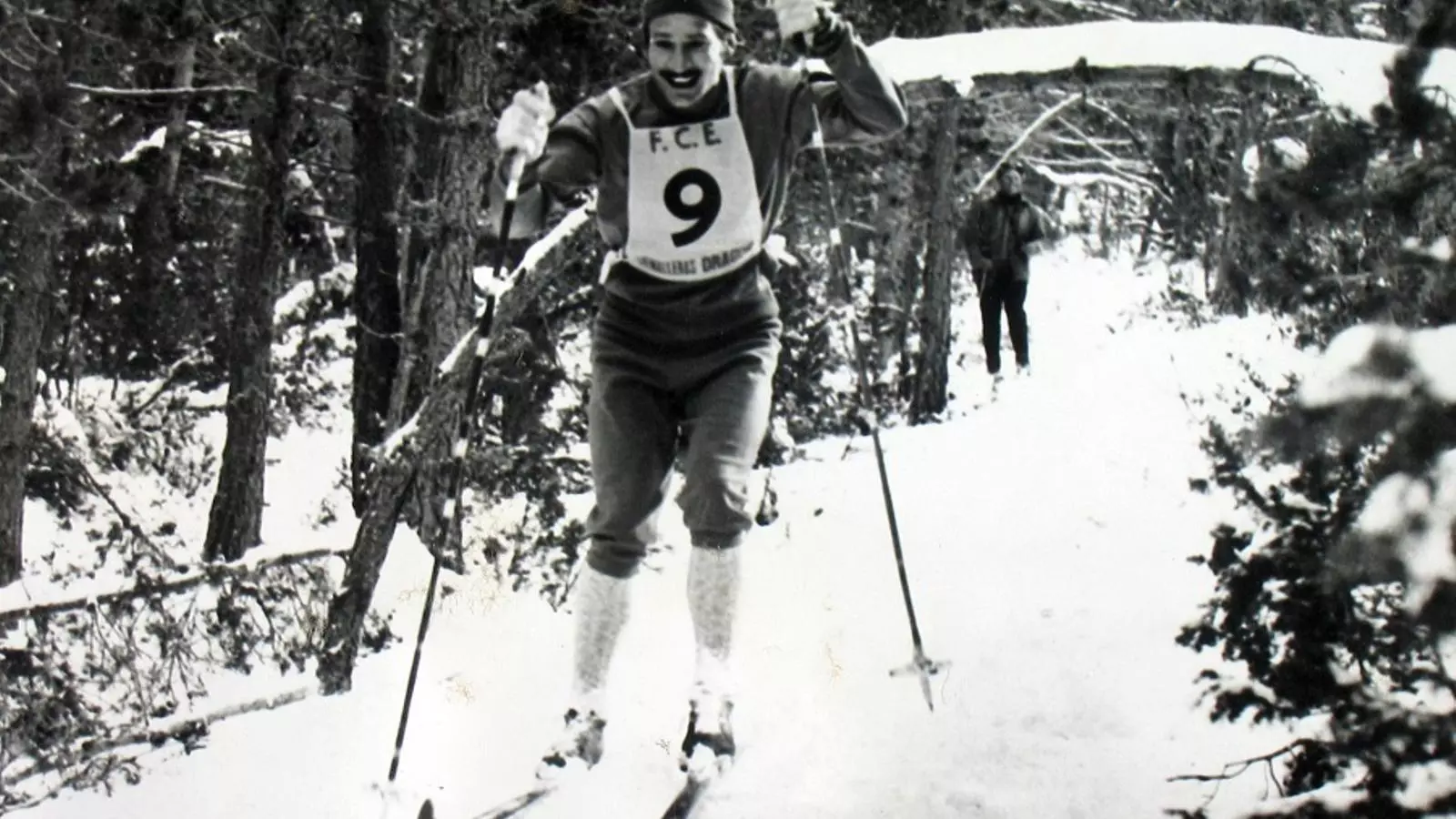 L'alpinista Jordi Pons (Barcelona, 1933) quan era jove