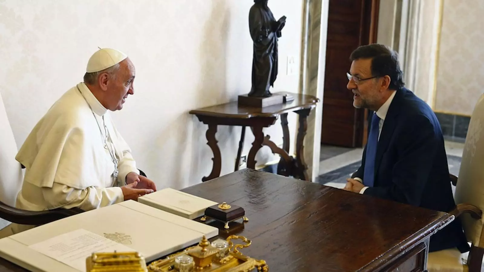 El papa Francesc, reunit amb Mariano Rajoy / EFE
