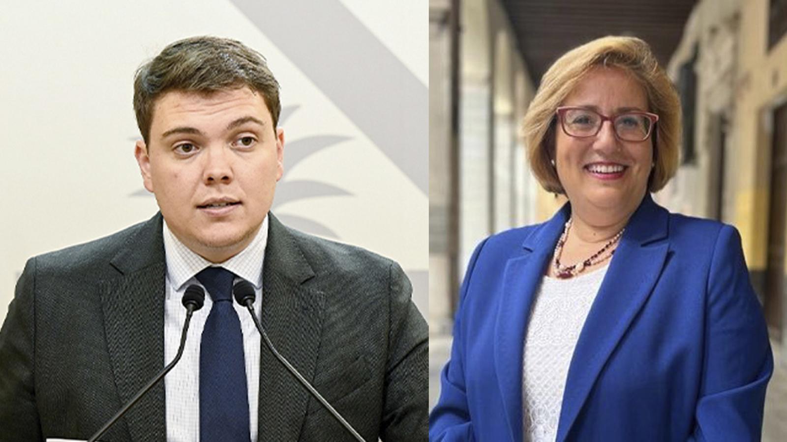 Mercedes Celeste i Llorenç Bauzá.