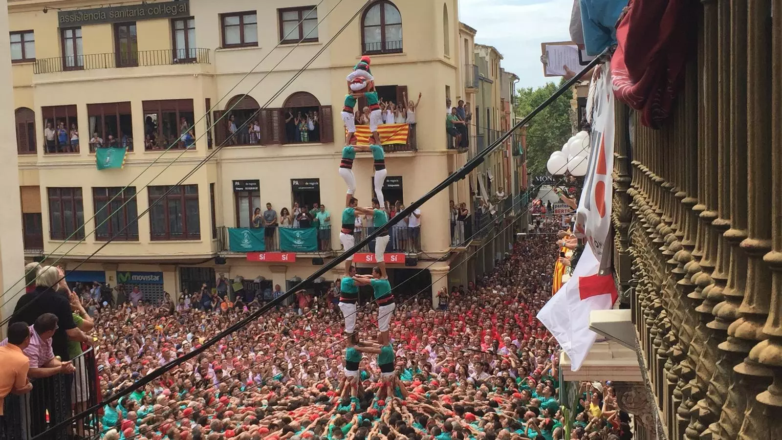 Els Castellers de Vilafranca descarreguen el 2d8sf