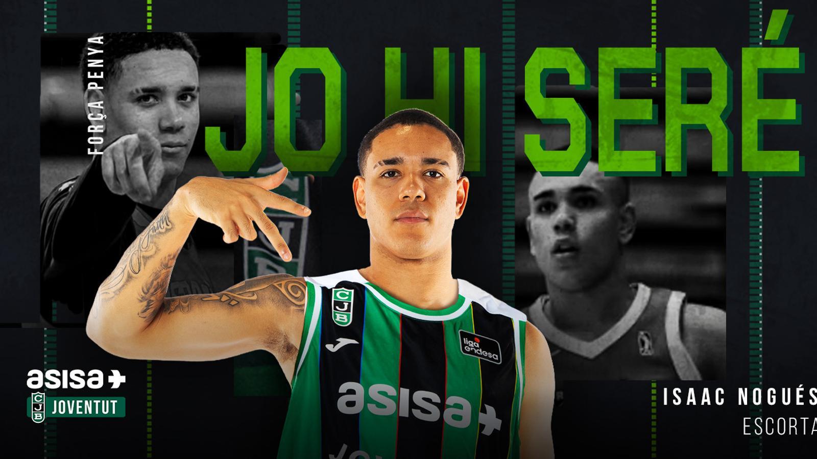 Isaac Nogués, nuevo jugador del Joventut de Badalona