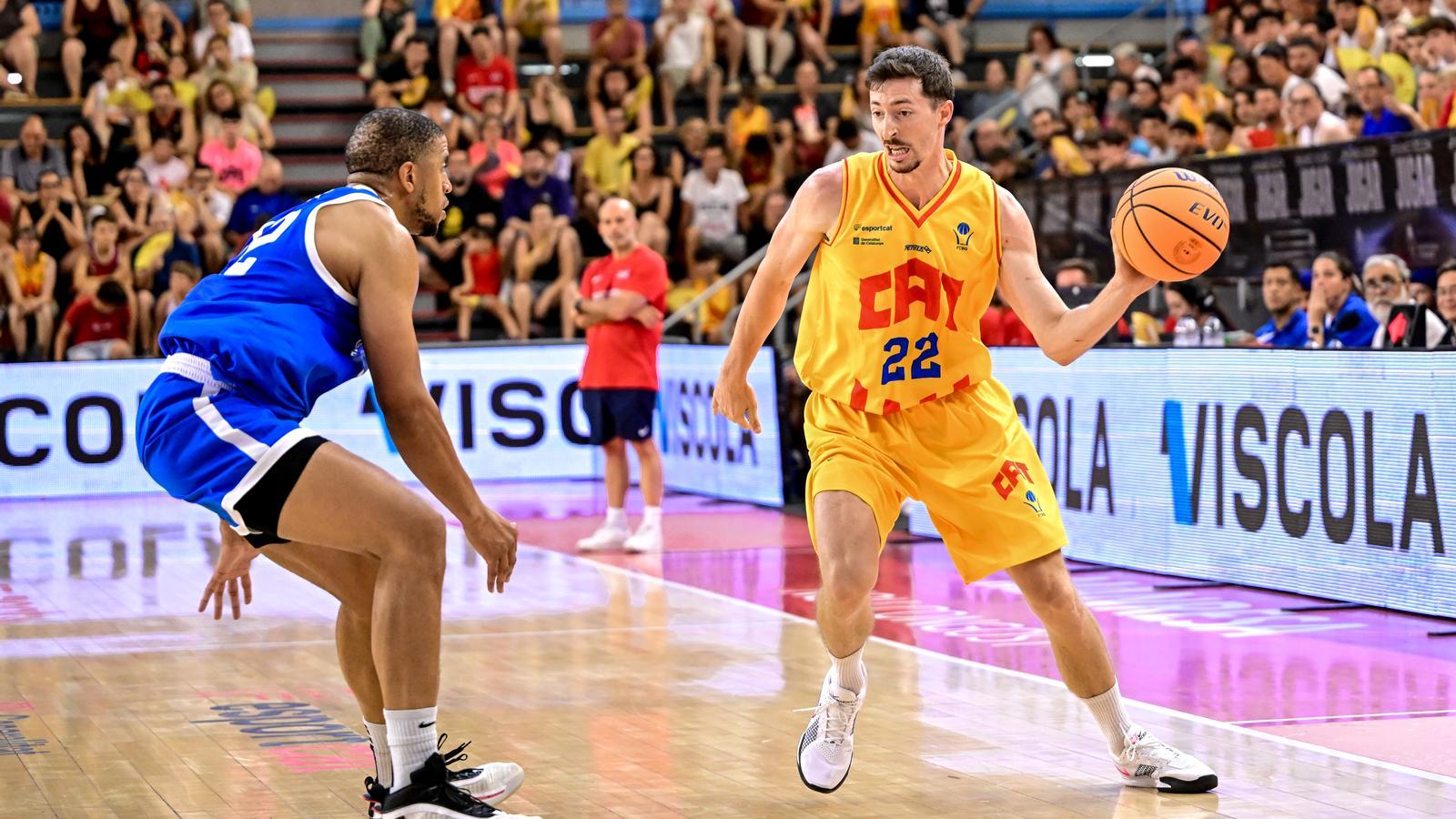 Aleix Font, en acción.