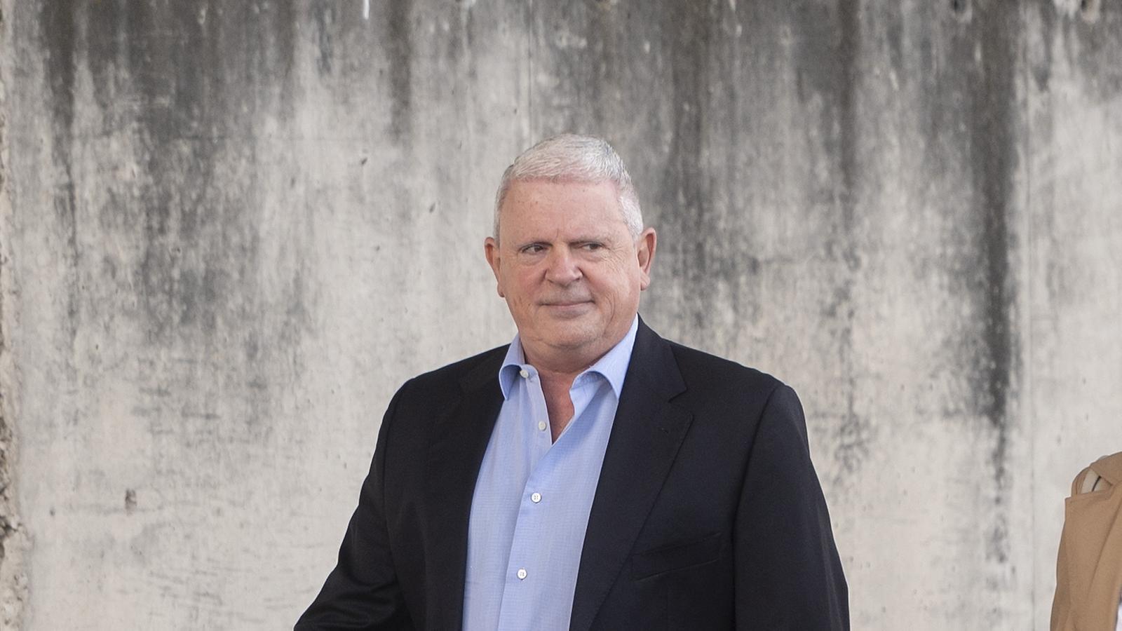 Pablo Crespo este martes entrando en la Audiencia Nacional