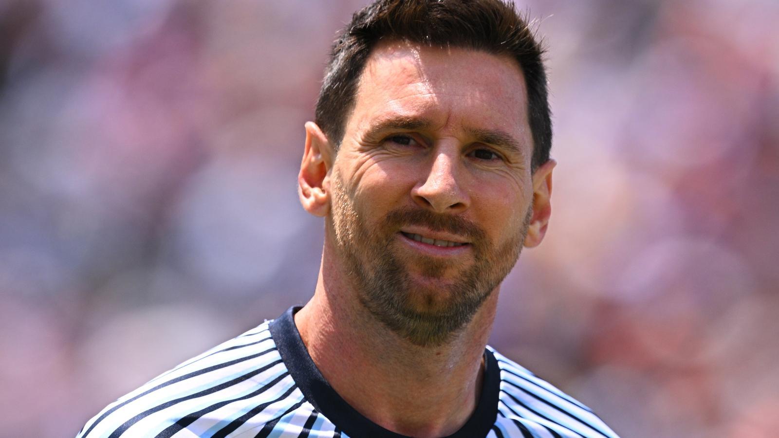 Leo Messi before the 2026 World Cup final.