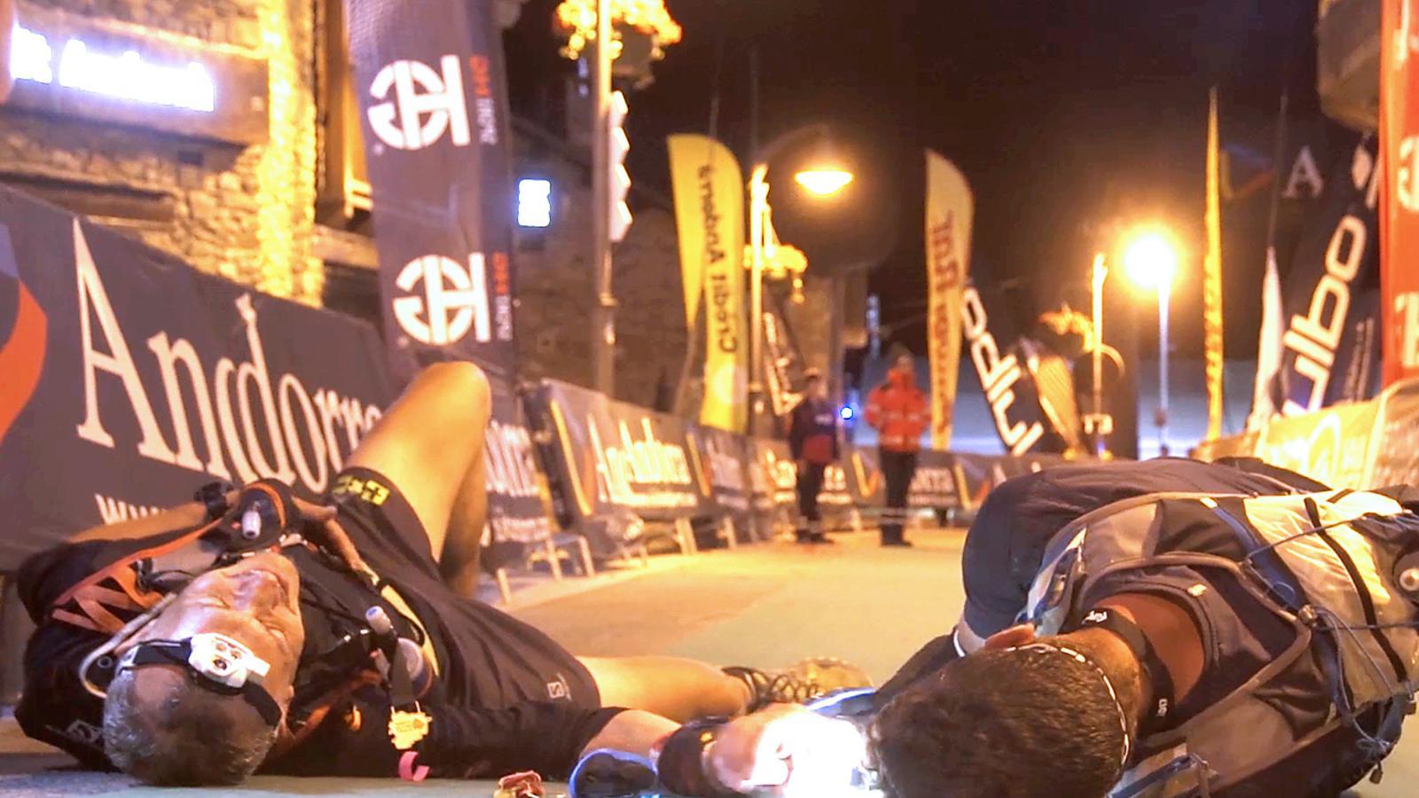 Nahuel Passerat i Julián Morcillo arribant a Ordino / AUTV