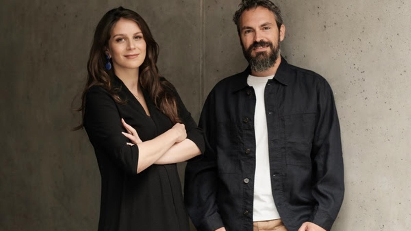 Annika von Mutius, CEO of Empion, and Jordi Romero, of Factorial.