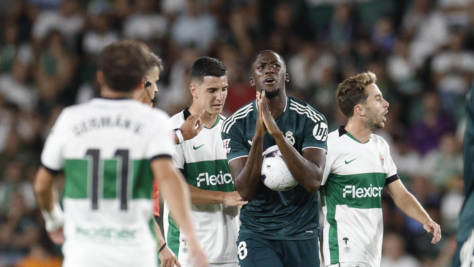 The Madrid player Konaté, to the Elche field