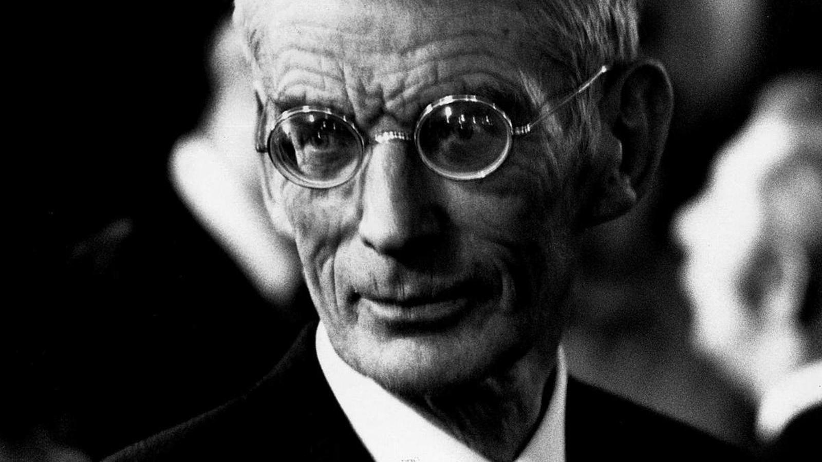 El escritor y ensayista Samuel Beckett