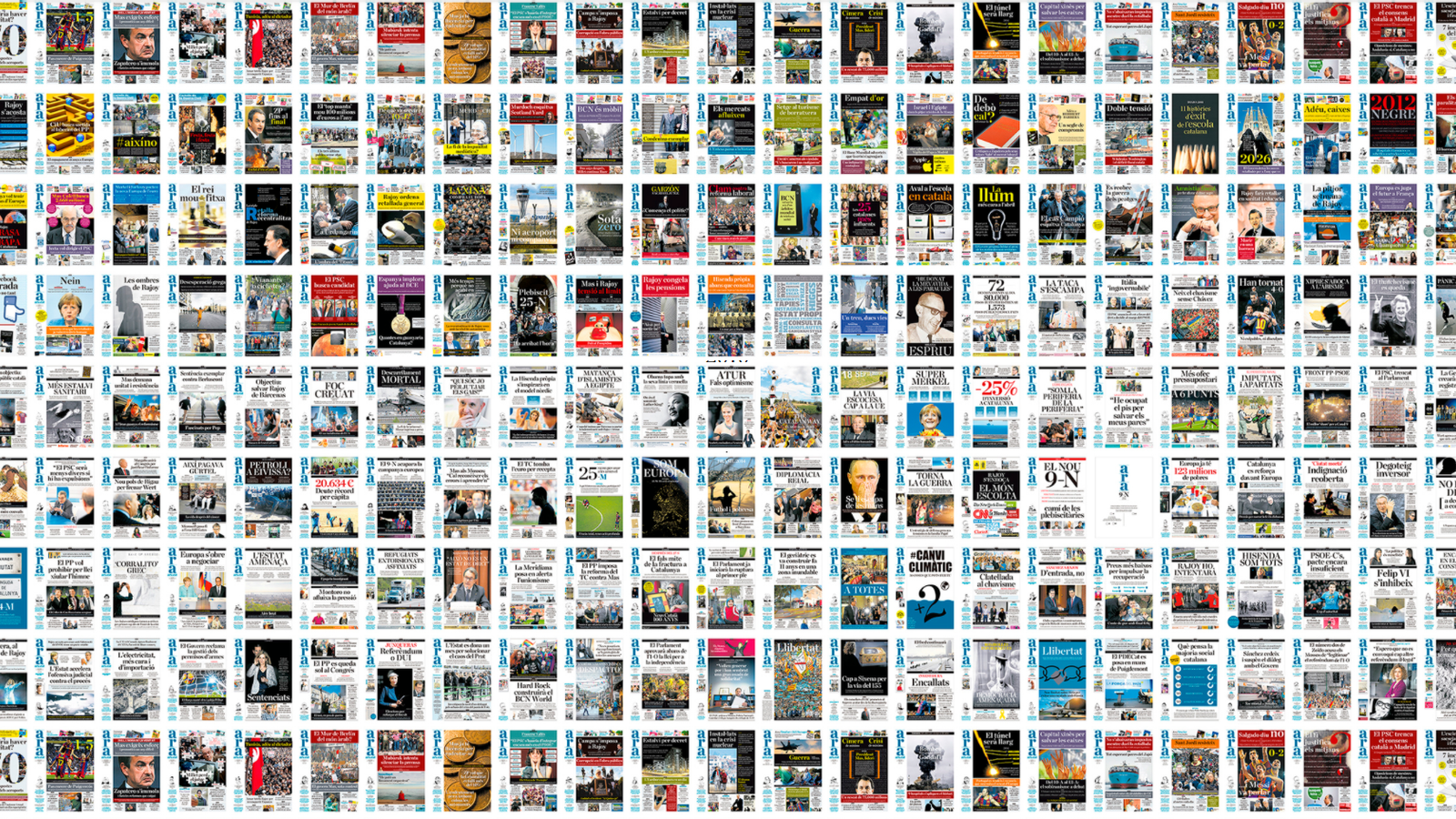 A decade in front pages