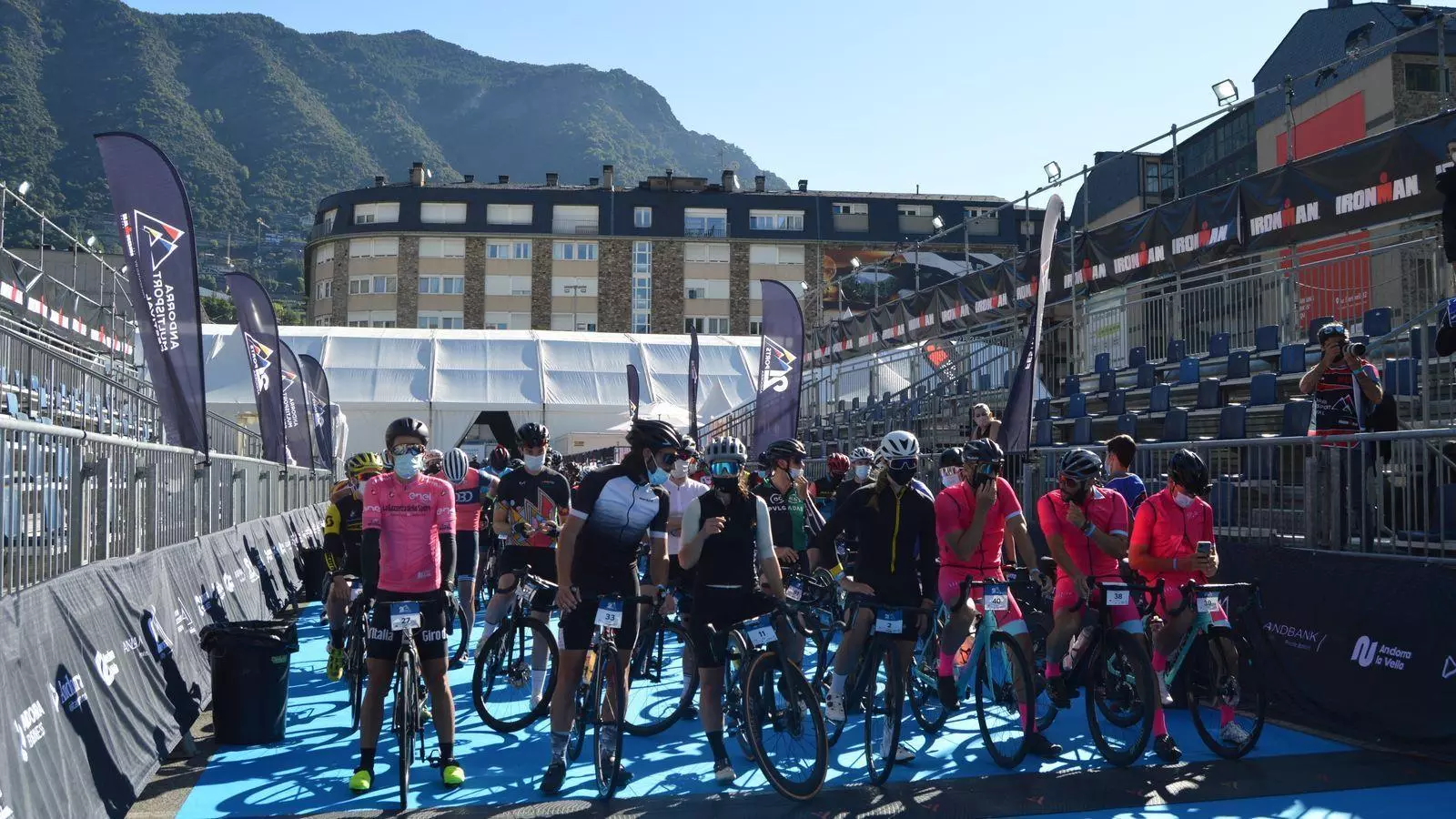 La sortida de l'Andorra 21 Ports, una de les proves inclosa dins l'Andorra Multisport Festival.