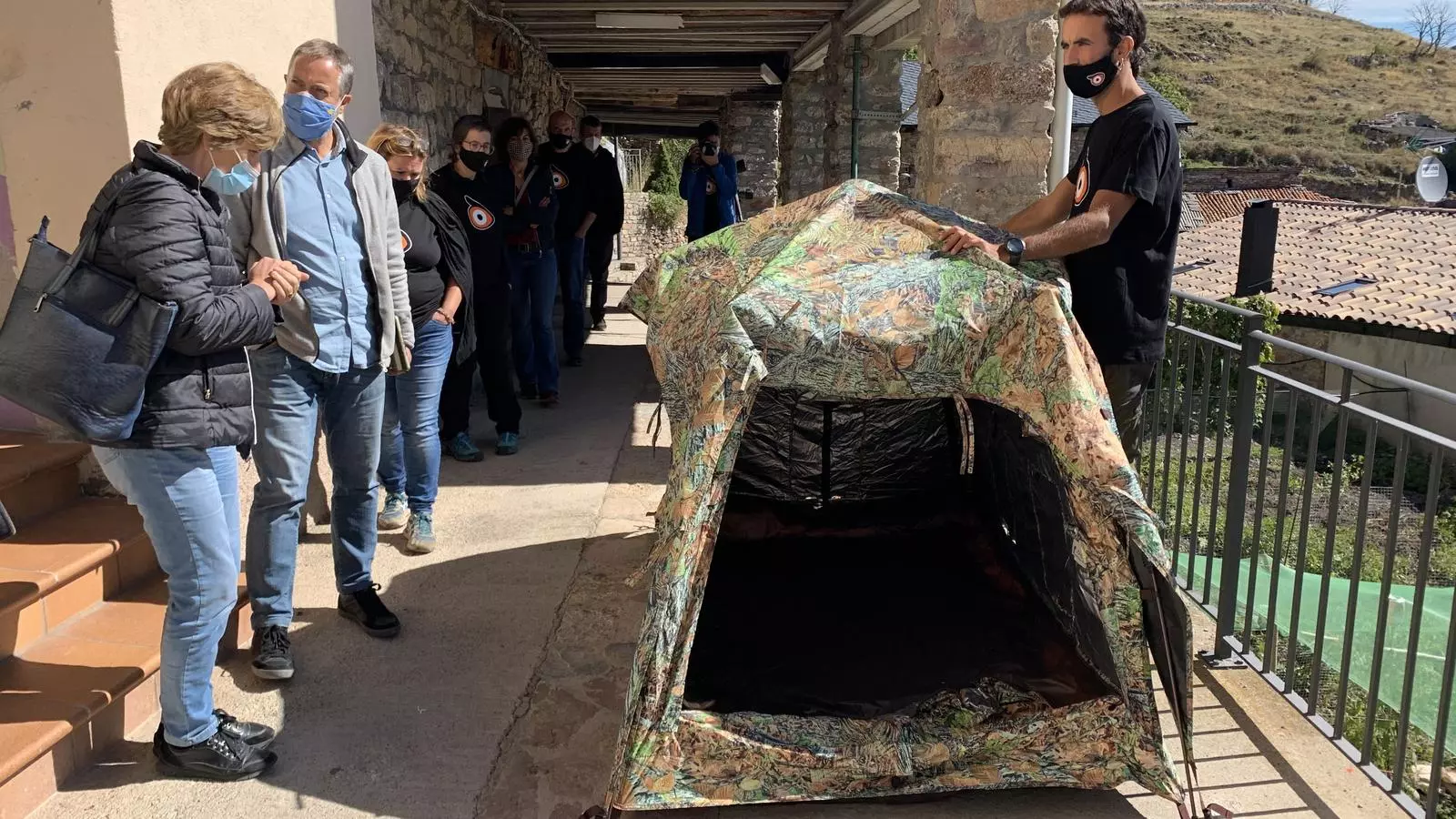 Un moment de la presentació d'Indòmit Boumort, a Taús. / G.L.T.