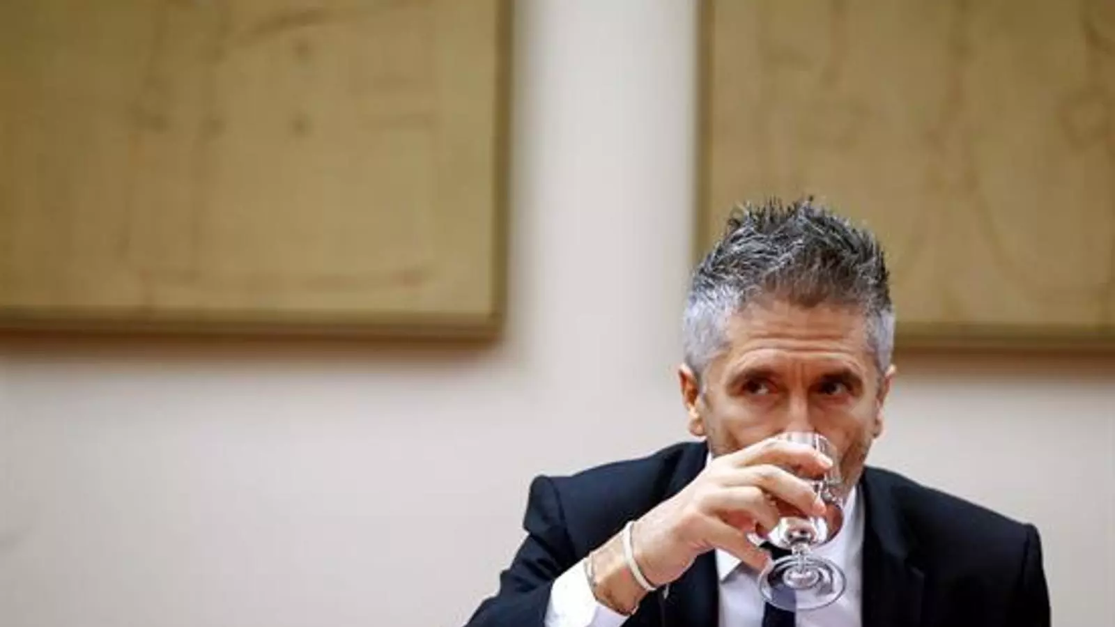 El ministre Fernando Grande-Marlaska, en la seva compareixença aquest matí.