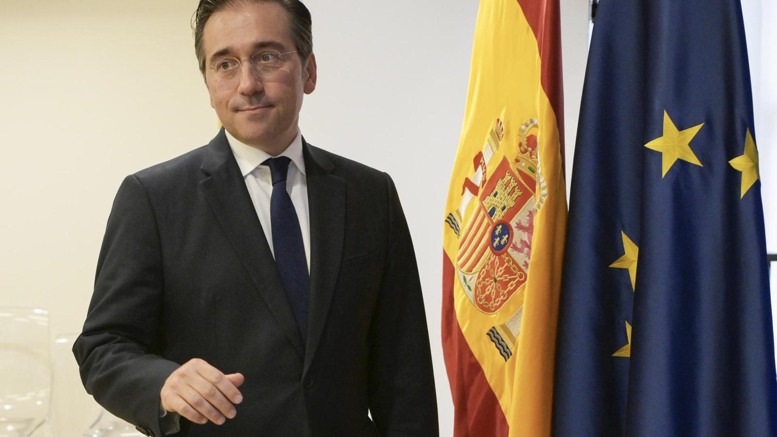 Foreign Minister José Manuel Albares, in a file photo