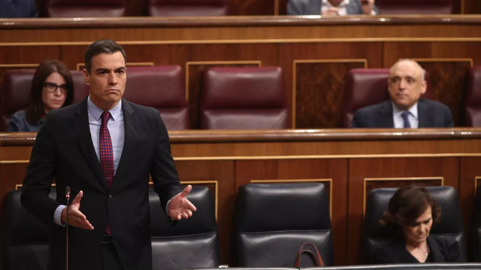 Pedro Sánchez, aquest dimecres a la sessió de control al Congrés dels Diputats