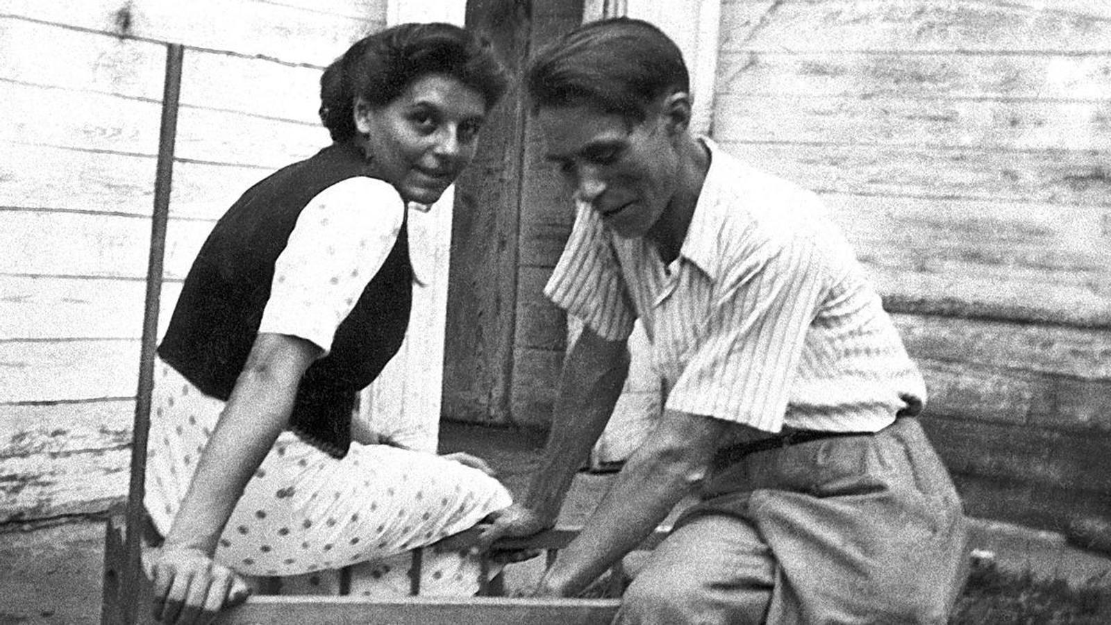 Marina Ginestà and Manel Periañez, exiled in the Dominican Republic in 1941.