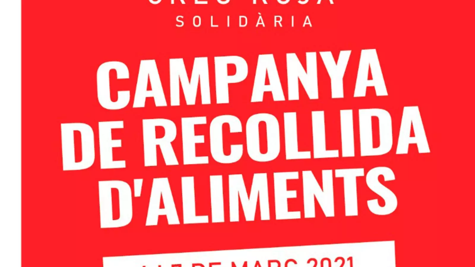El cartell de la campanya.