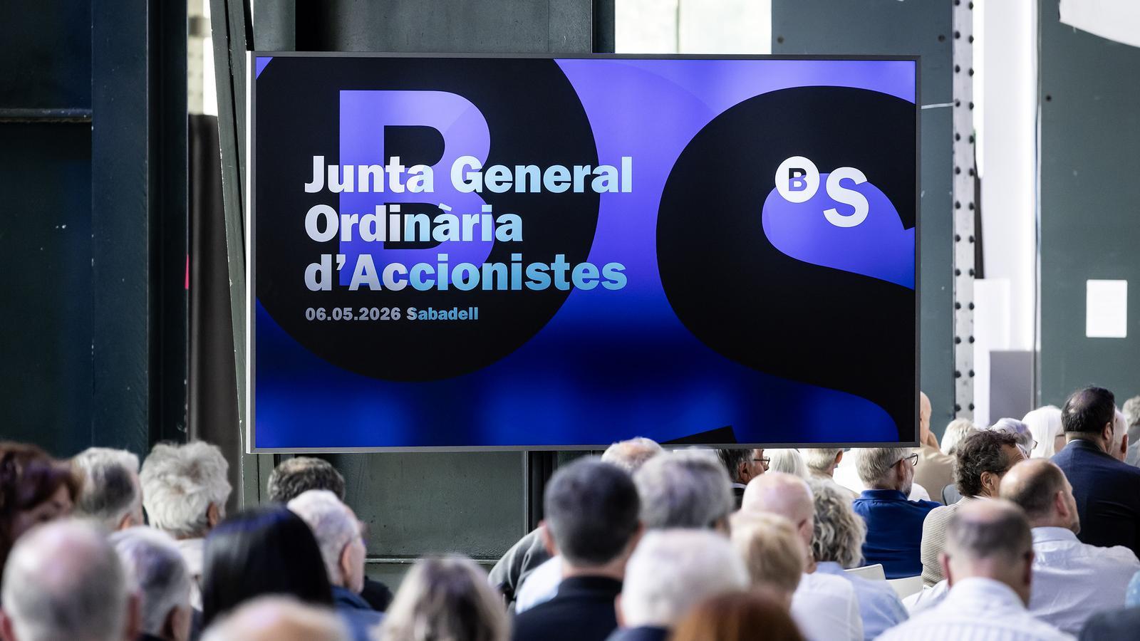 La junta general de accionistas de Sabadell.
