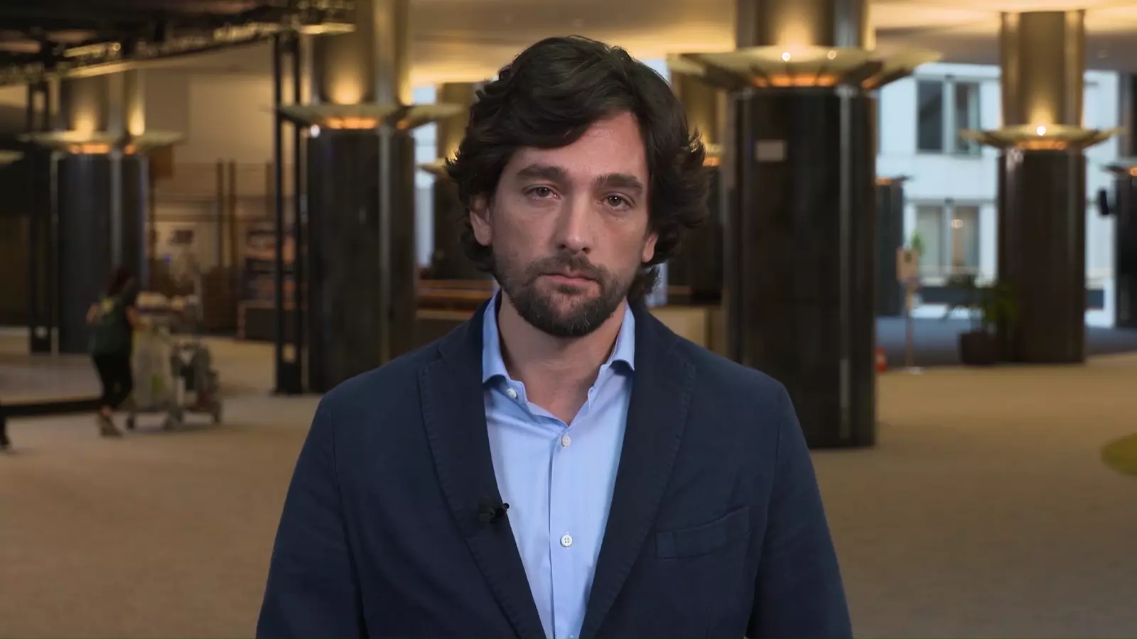 Declaracions d'Adrián Vázquez, eurodiputat de Ciutadans i president de la comissió d'Afers Jurídics de l'Eurocambra.